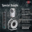 Brennenstuhl Special Bundle: Kabel Rol + Kabel Ekstension Anti Petir