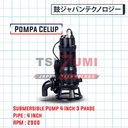 Pompa Celup Submersible Sewage Pump Electric 4 Inch 3 Phase Tsuzumi