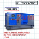 Genset Diesel Super Silent 200 KVA Tsuzumi TDG 200 KVA