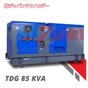 Genset Silent 64000 Watt - Tsuzumi TDG 85 Heavy Duty
