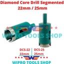 Mata Bor Pelubang Keramik Beton Granit Diamond Core Drill Seg 22/ 25mm