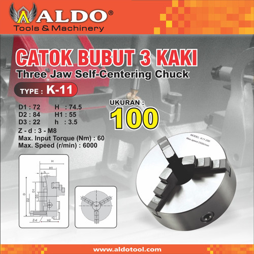CATOK BUBUT 3 KAKI K11-100 ALDO