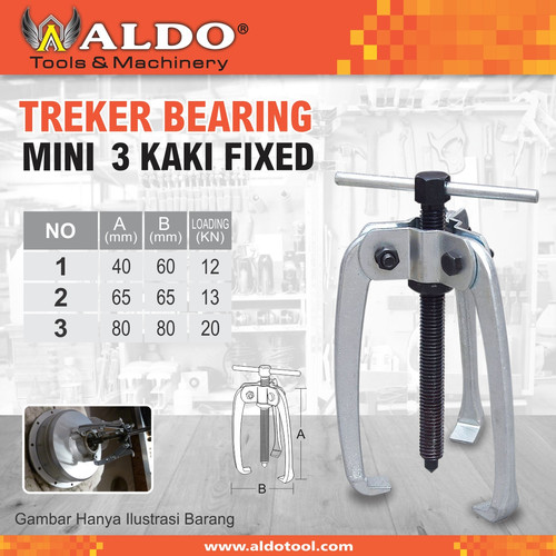 TREKER BEARING MINI 3 KAKI FIXED TYPE : 723 ALDO
