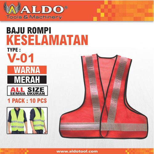BAJU ROMPI / KESELAMATAN / SAFETY TYPE : V-01 ALDO
