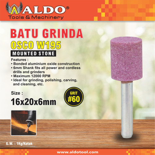 Batu Grinda Osco / Tangkai Payung W195 Merk Aldo
