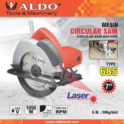 MESIN CIRCULAR SAW TYPE 685 - WITH LASER