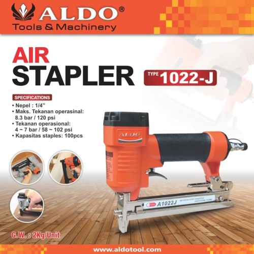AIR STAPLER / MESIN STAPLES TEMBAK ANGIN TYPE 1022 JMerk ALDO