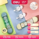 Deli Double Head Correction Tape / Pita Koreksi 2 in 1 Lucu 12 m 71512