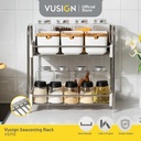Vusign Seasoning Rack / Rak Tempat Bumbu Dapur 1 / 2 Susun VS7XX-SL