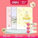 Deli Leather Cover Notebook Planner / Buku Sampul Kulit SZ047 SZ050