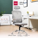 Deli Office Chair / Kursi Kantor Kerja Jaring Bantalan Tangan E4930