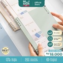 Nusign Spiral Notebook Buku Catatan Jilid Spiral A5 B5 60 Lembar NS30X