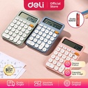 Deli Calculator / Kalkulator Portable Pastel Garansi 5 Tahun EM124