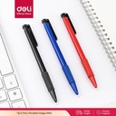 Deli Ballpoint Retracable Pen / Pulpen Bolpoin Cetek 0.7mm 6546S