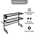 Vusign Sink Rack / Rak Piring Dapur wastafel Stainless 85 CM Kokoh