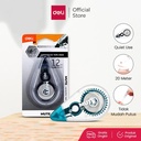 Deli Correction Tape / Pita Koreksi 20 Meter Tidak Mudah Putus EH360