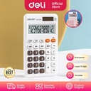 Deli Desktop Calculator/Kalkulator Meja Mini Portable Dual Power 1200