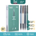 Deli Nusign Gel Pen / Pulpen Gel 0.5 mm Tinta Hitam Warna Pastel NS567