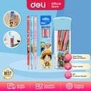 Deli Graphite Pencil / Pensil Kayu 2B Edisi One Piece Box / Tube EC02X