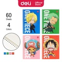 Deli Spiral Notebook / Buku Tulis Spiral A5/B5 60 Lembar 70GSM EN00X