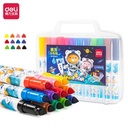 Deli Felt Pen / Spidol Warna Dengan Warna Terang Mudah Dicuci 70738-12