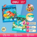 Deli 3D Dinosaurs Puzzle / Puzzle 3 Dimensi Bentuk Dinosaurus 8361X