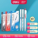 Deli Ballpoint Pen Pulpen Retracable 0.7mm Isi 12 pcs/box EQ24