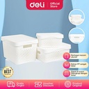 Deli Vusign Storage Box Tempat Penyimpanan Plastik Anti Lembab VS46X