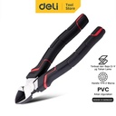 Deli Premium Diagonal Pliers / Tang Potong 7" Warna Merah DL10210X