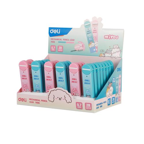 Deli Mechanical Pencil Leads / Isi Pensil Mekanik 2B 0.5/0.mm E700X