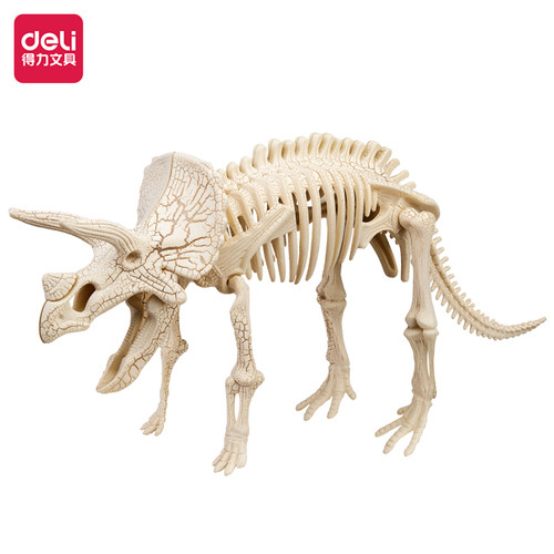 Deli Mainan DIY Untuk Anak Menyusun Kerangka Dinosaurus 74349 74351