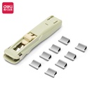 Deli Fastener / Binder Clip Otomatis Gratis 8 Buah Clip 8591A