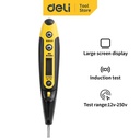 Deli Digital Test Pen / Tespen Digital 12-250VAC/DC 14 cm DL8005