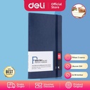 Deli High Quality Notebook Bahan Kulit 96 Lembar Ukuran 25K 3347