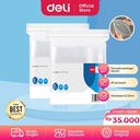 Deli Ziplock Bag Kantong Ziplock Tebal Transparan 40Pcs/Pack 1925X