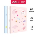 Deli Display Book / map file A4 30 Halaman PP shell 72493