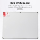 Deli Whiteboard Papan Tulis Putih 900×1200mm 36IN×48IN E39034A