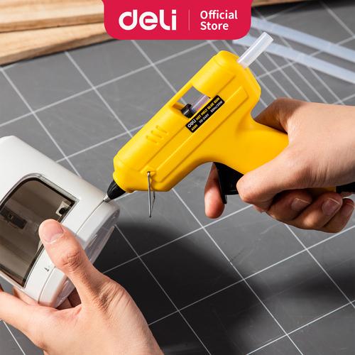 Deli Gun Lem Tembak warna kuning daya listrik 20 watt EA50061