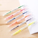 Deli Highlighter 6-Warna Candy, cocok untuk pelajar Double Lead S623