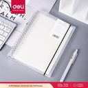 Deli Loose-Leaf Buku Notebook spiral A5 60 lembar HA560