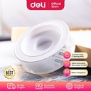 Deli Doble tape transparan 3cmx1.5m/1mm bau tidak menyengat 33605