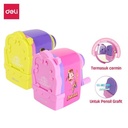 Deli ER10004 Mirror Rotary Pencil Sharpener 3C / Rautan Pensil Putar