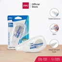 Deli EH20301 Tip X-Correction Tape w/cap 5mm20m-Biru