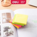 Deli EA03003 Memo - Sticky Notes 76×76mm 3''×3'' 4×100sheets