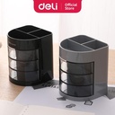 Deli E9147 Tempat Alat Tulis-PS Desk Organizer 6 Comp.