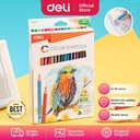 Deli EC00210 Pensil WarnaSoft Basswood 18C