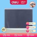 Deli Zip Bag Zipper Lock Travel Pouch Tas Kosmetik A5 Serbaguna 63453