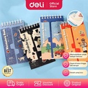 Deli Spiral Vocabulary Book/Buku Kosakata 90Halaman Cover Kartun 25994