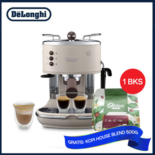 Delonghi ECOV 311.BG Icona Vintage Espresso Machine - Mesin Kopi
