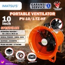 Portable Ventilator / Blower / Exhaust 10 Inch External Rotor Motor